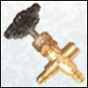 Brass Gas Connector Nozzle (M/F)