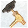 Brass Gas Connector Nozzle (M/F)